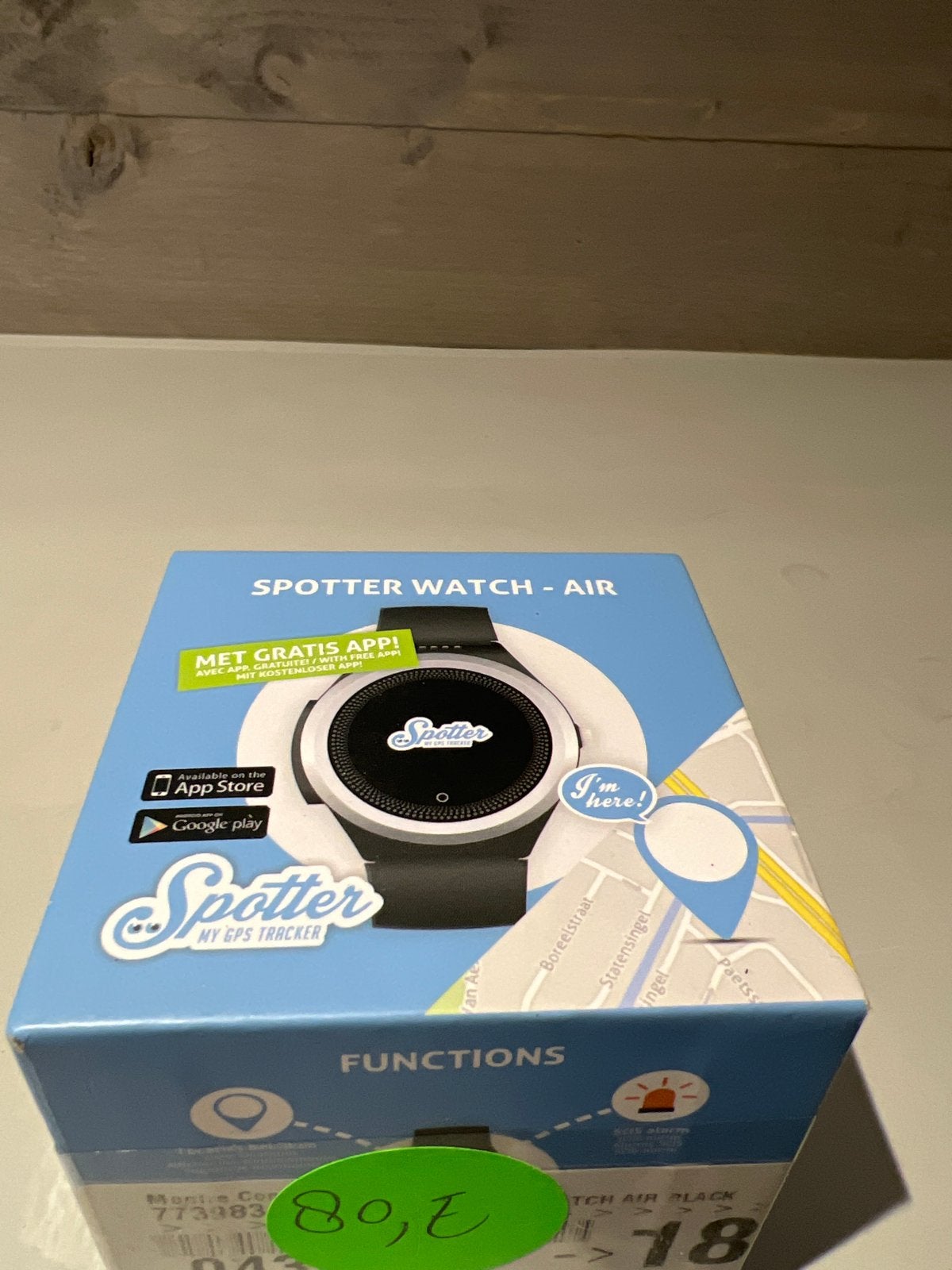 Spotter GPS Watch - Air Zwart, N, Zwart, Nieuw, Ophalen of Verzenden