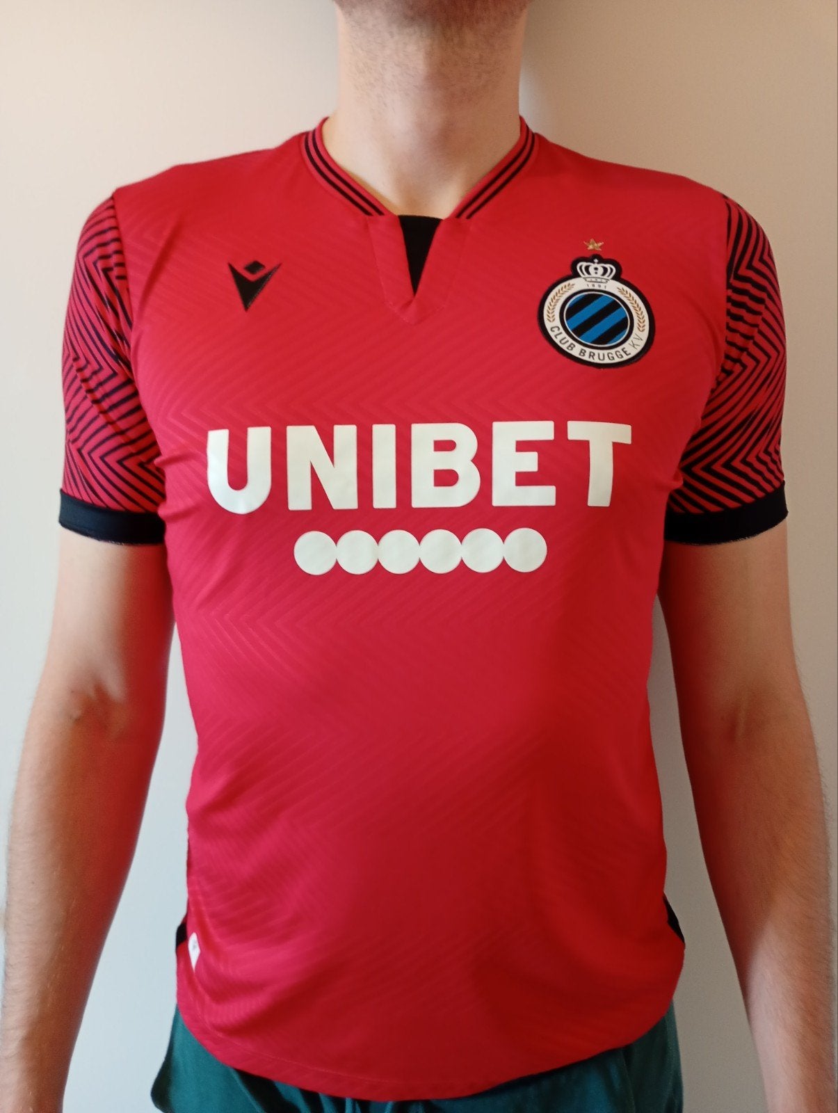 Keepershirt Club Brugge S, Ophalen of Verzenden, Zo goed als nieuw, Buitenlandse clubs, Shirt
