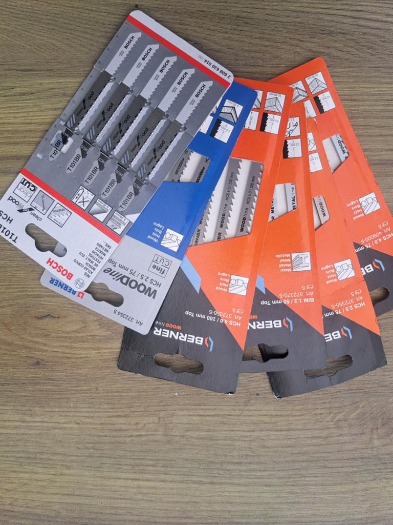 Grote partij decoupeerzaagjes (Bosch, Berner, Milli-Max), Ophalen, Nieuw