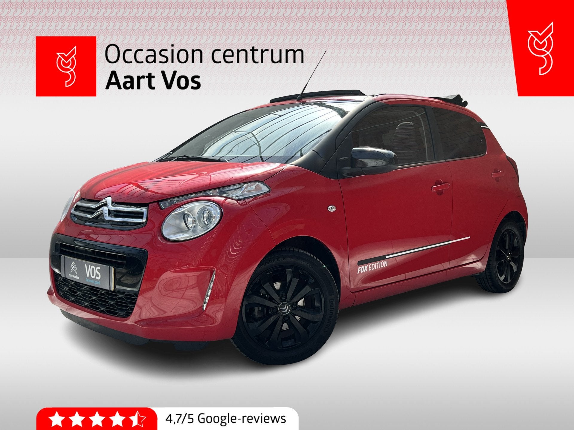 Citroën C1 VTi 73 Fox Edition | Camera | Navigatie (Carplay, Voorwielaandrijving, 12 maanden, Stof, Gebruikt