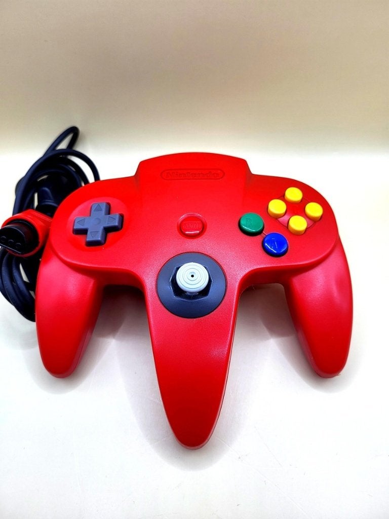 Nintendo 64 Controller Rood - N64, Nintendo support, 1 speler, Eén computer, Ophalen of Verzenden