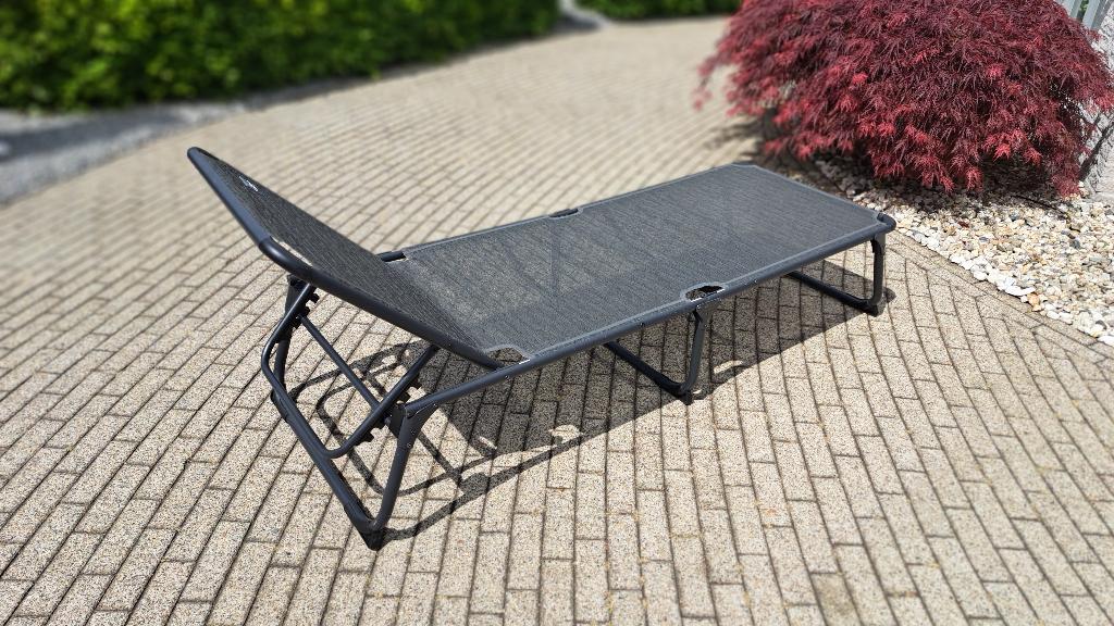 Bardani Sombrero XL ligbed grijs, Tuin en Terras, Ligbedden, Ophalen of Verzenden, Zo goed als nieuw, Aluminium, Inklapbaar