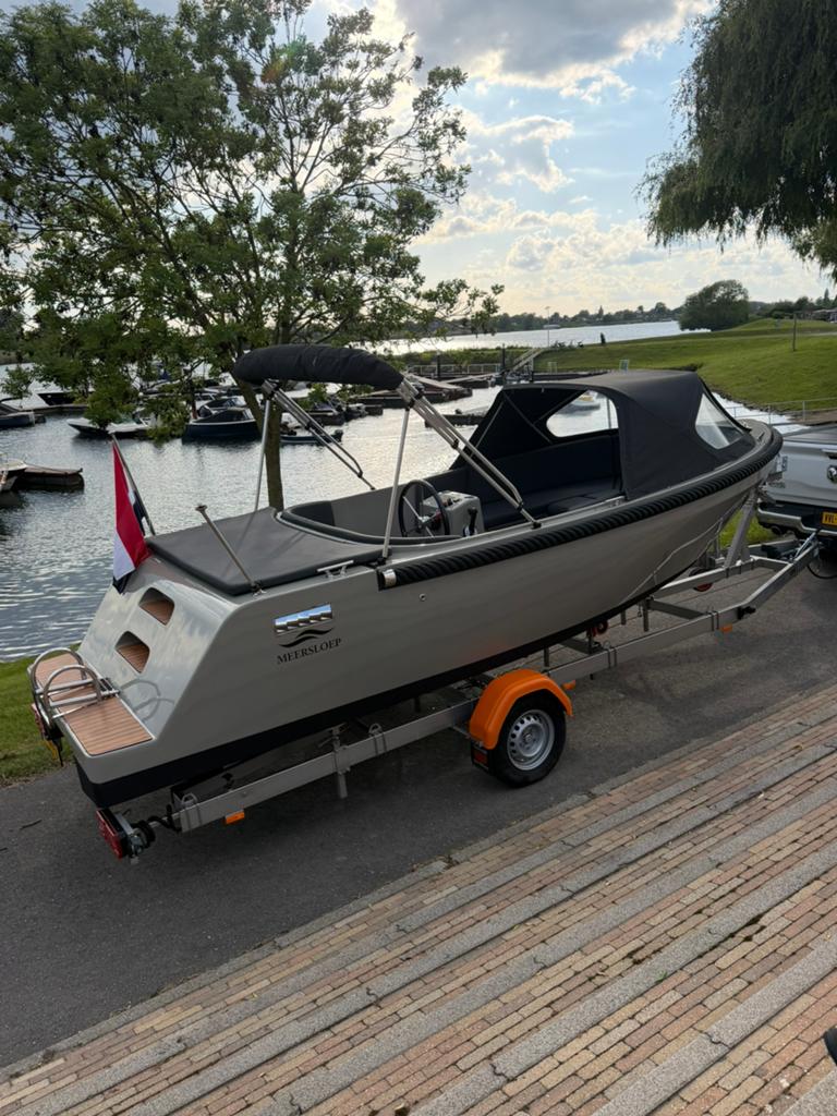 Meersloep 600 honda 20pk bwj 023 nardo grey luxe opties, Ophalen, Meersloep, Antifouling