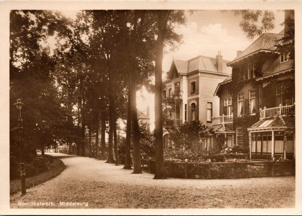 Middelburg - Noordbolwerk (3x), Verzenden, 1920 tot 1940, Ongelopen, Zeeland