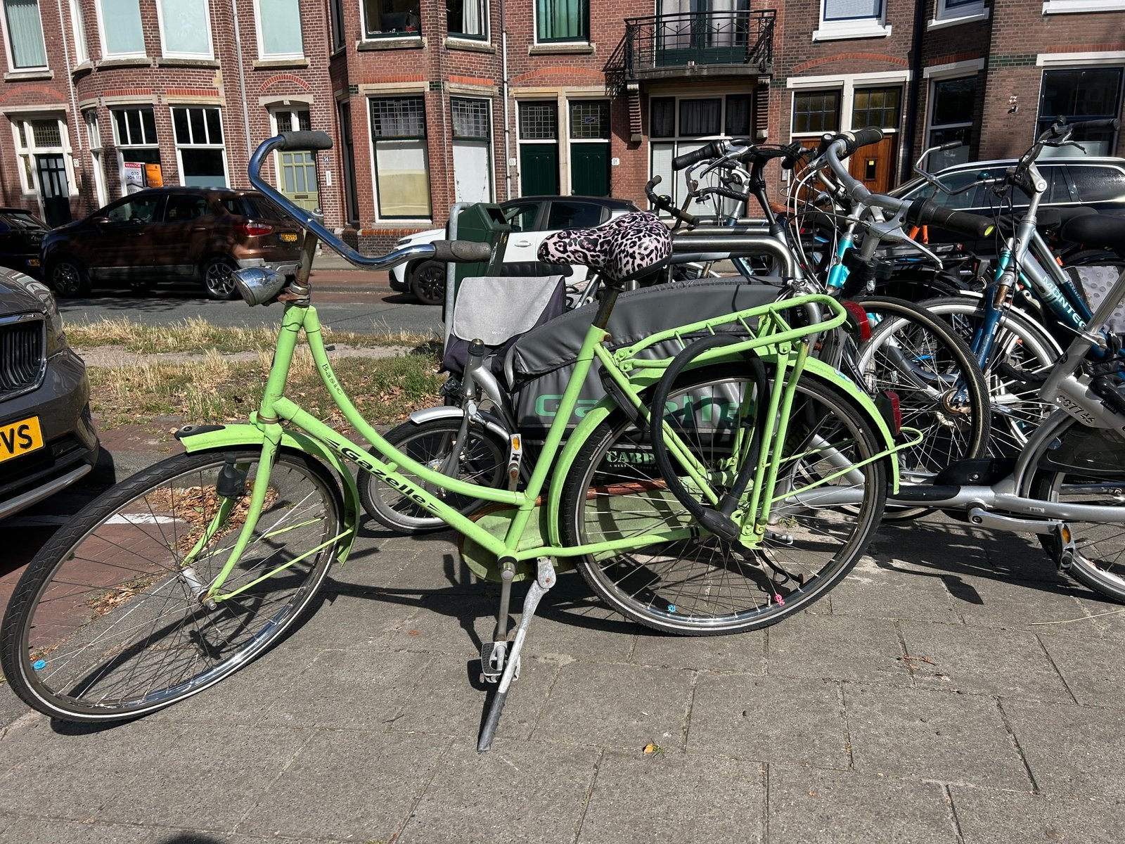 Gebruikte stadsfiets Gazelle, Ophalen, Terugtraprem, Gebruikt, 56 cm of meer