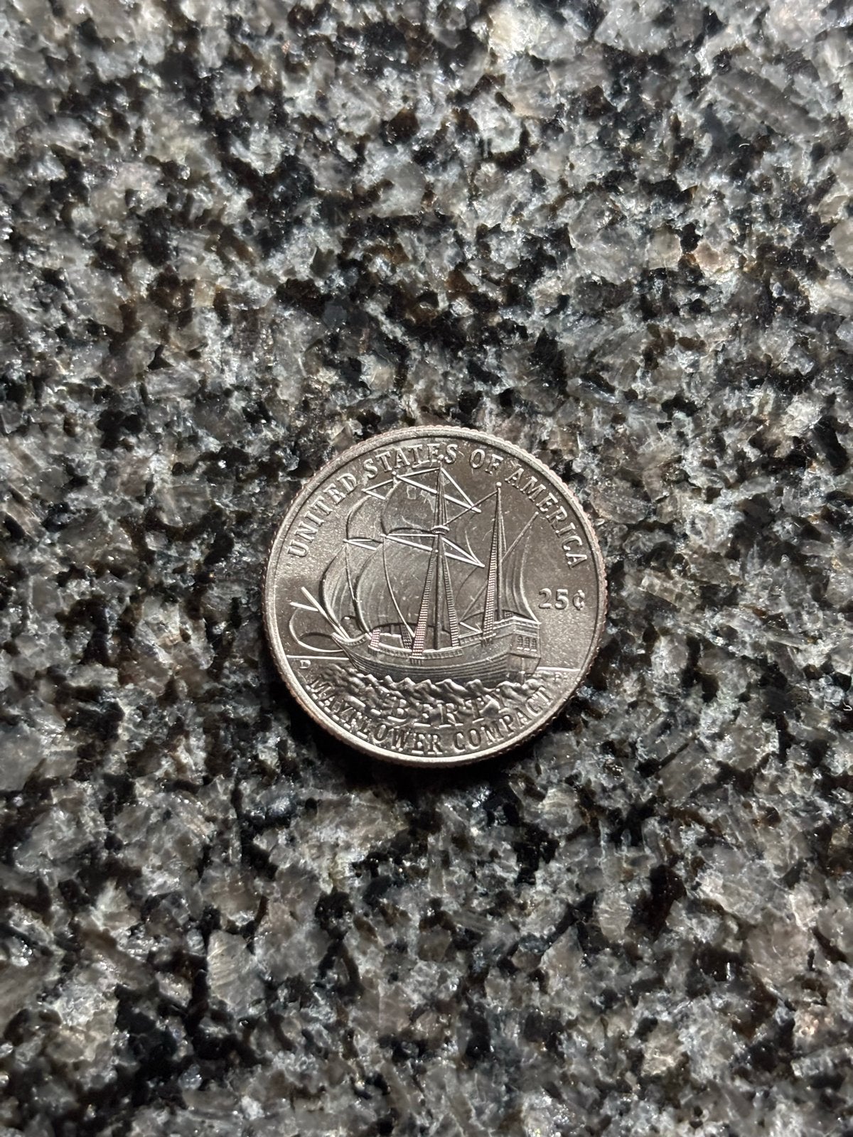 Amerikaanse Quarter dollar munt 1776-2026, Postzegels en Munten, Verzenden, Noord-Amerika, Losse munt