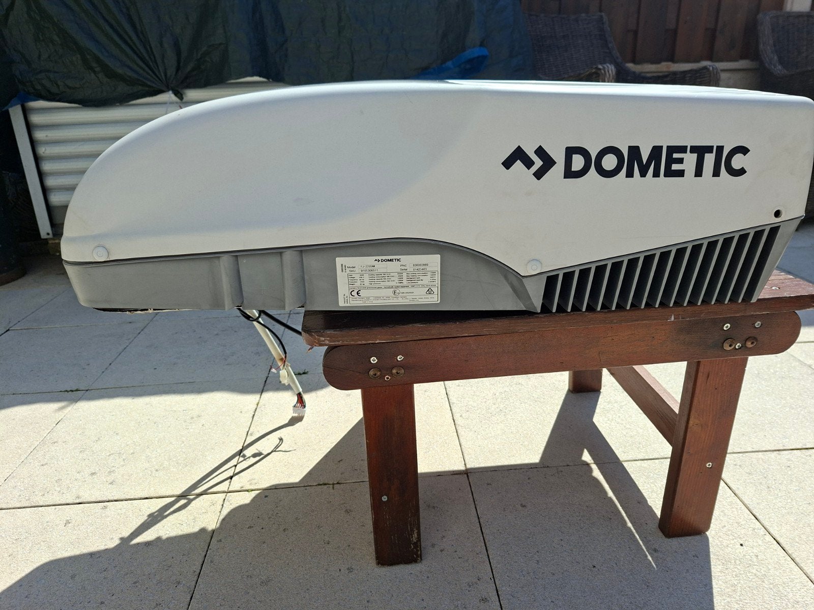 Dak-Airco Dometic FJ-2200, Ophalen