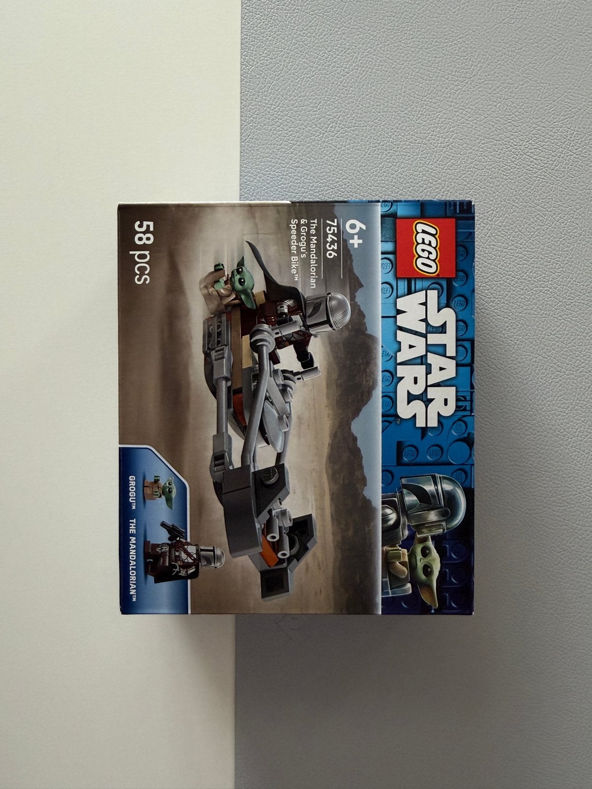 LEGO Star Wars 75436 The Mandalorian & Grogu's Speeder Bike, Star Wars, Lego, Nieuw, Ophalen of Verzenden