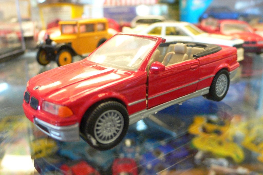 bmw 3 serie cabriolet - 1/43, Verzenden, Gebruikt, Auto, Overige merken
