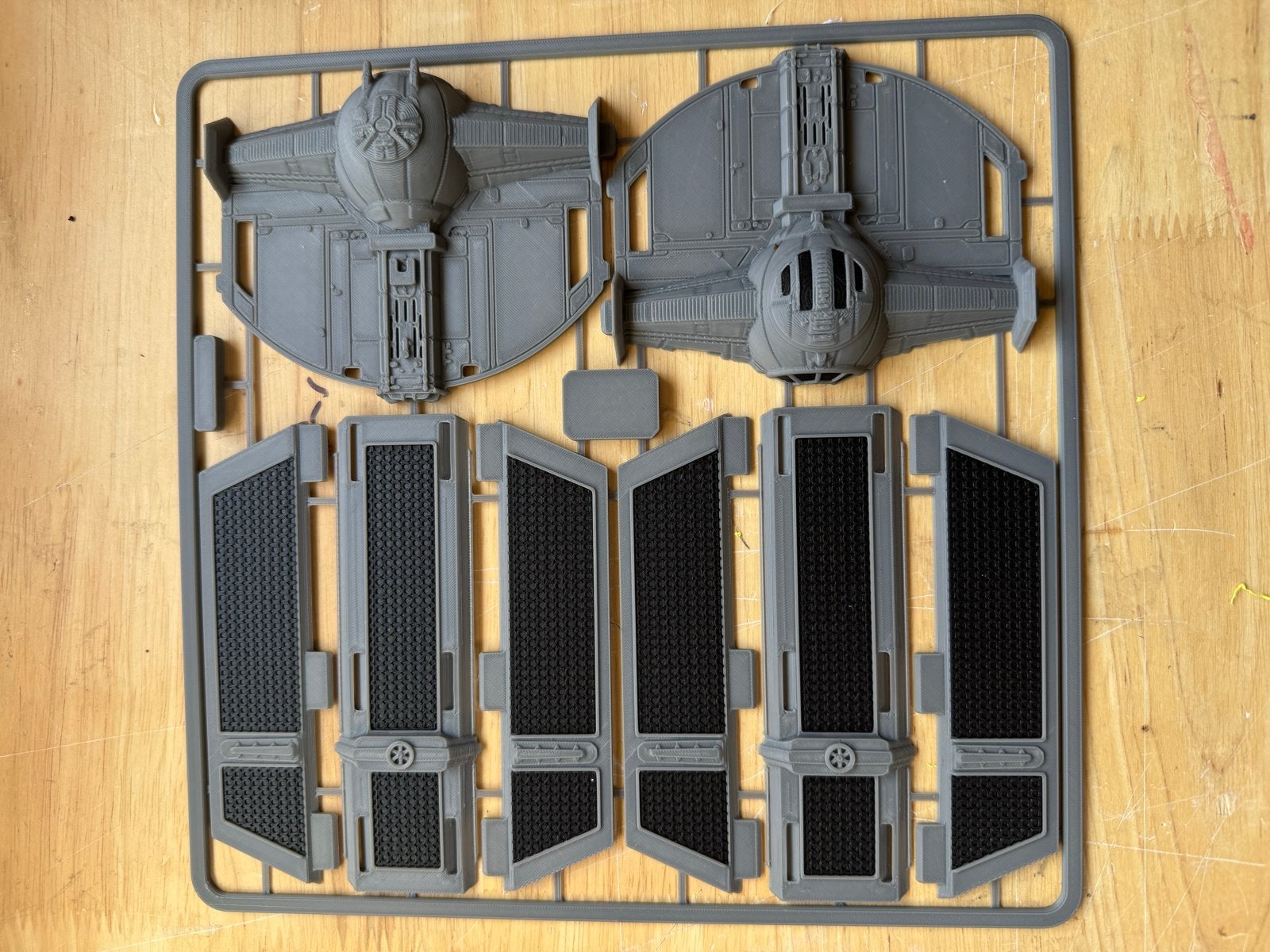 Star Wars 3D Geprinte Modellen - X-Wing, TIE Advanced, Droid, Ophalen of Verzenden, Nieuw, Beeldje of Buste