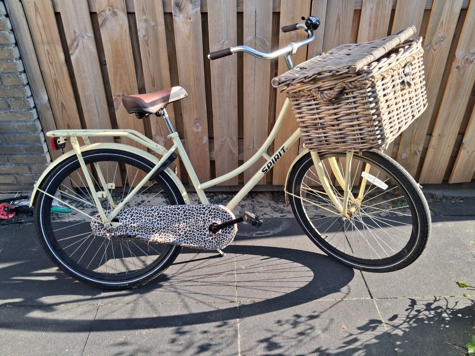 Spirit transportfiets met mand - gebruikt maar goed, Ophalen, Gebruikt, Overige merken