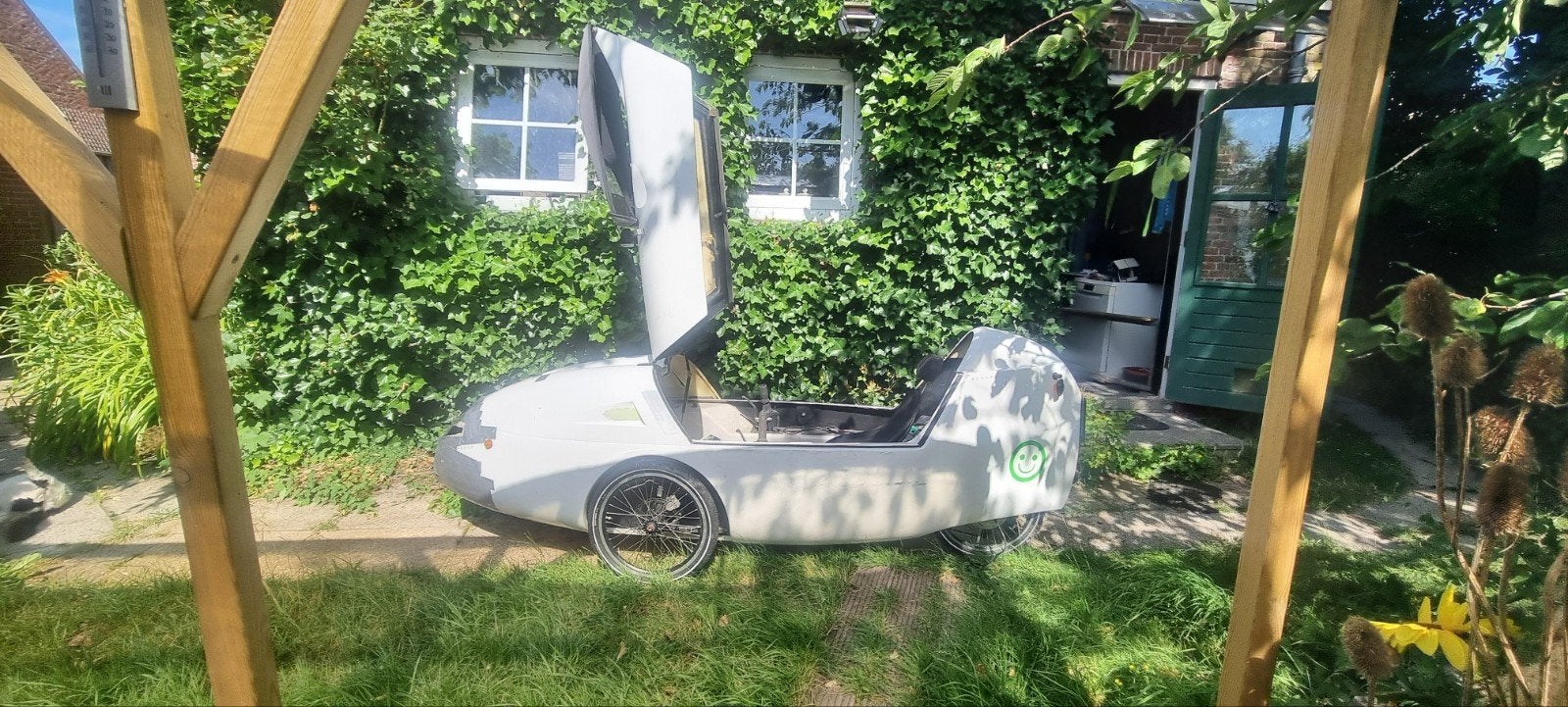 Velomobiel Sunrider2 - Doe-het-zelf project met schade, Fietsen en Brommers, Fietsen | Ligfietsen, Ophalen