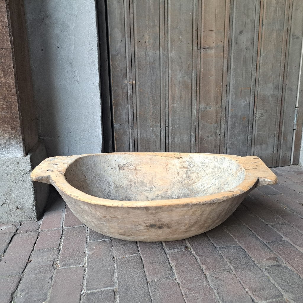 Oude brocante houten trog deegbak voederbak *Etage3*, Gebruikt, ., Ophalen of Verzenden, .