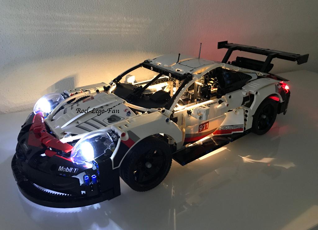 Verlichtingsset voor 42096 Porsche 911 RSR LED verlichting, Ophalen of Verzenden, Nieuw, Overige merken