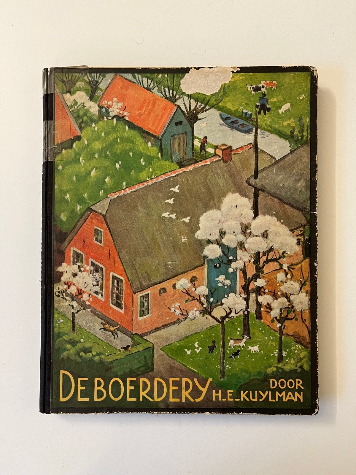 De Boerderij - H.E. Kuylman, Verkade Album, 1936, Antiek en Kunst, Ophalen of Verzenden
