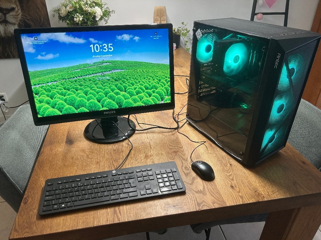 Budget Game PC | Ryzen 5 2600x | 8GB | 1070 Ti 8GB | 256GB, Ophalen, 8 GB, AMD Ryzen 5, 2 TB