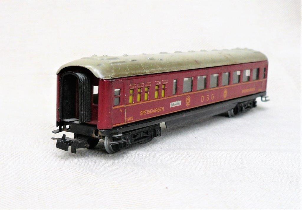 Märklin 346/2 - 4008 Schürzenrijtuig Speisewagen, Hobby en Vrije tijd, Modeltreinen | H0, Wisselstroom, Gebruikt, Wagon, Ophalen of Verzenden
