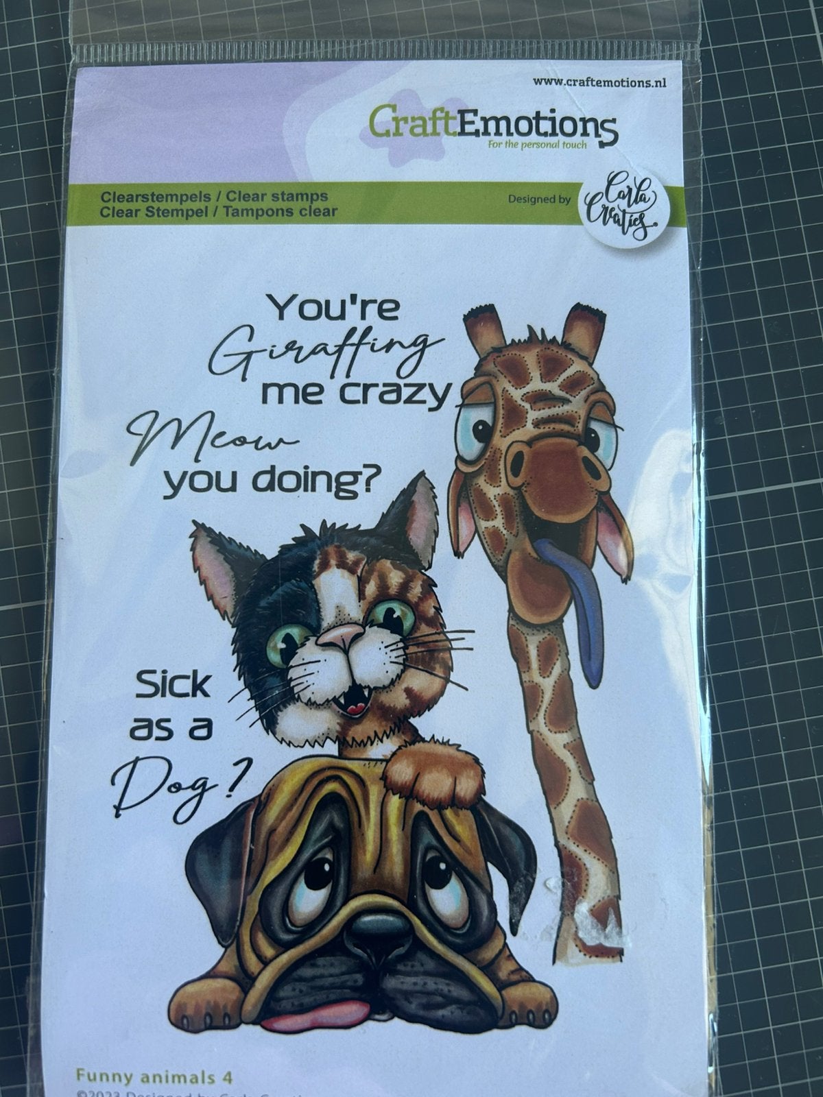 Nieuwe clearstamps Craft Emotions, Hobby en Vrije tijd, Stempelen, Ophalen of Verzenden, Nieuw, Clearstamp