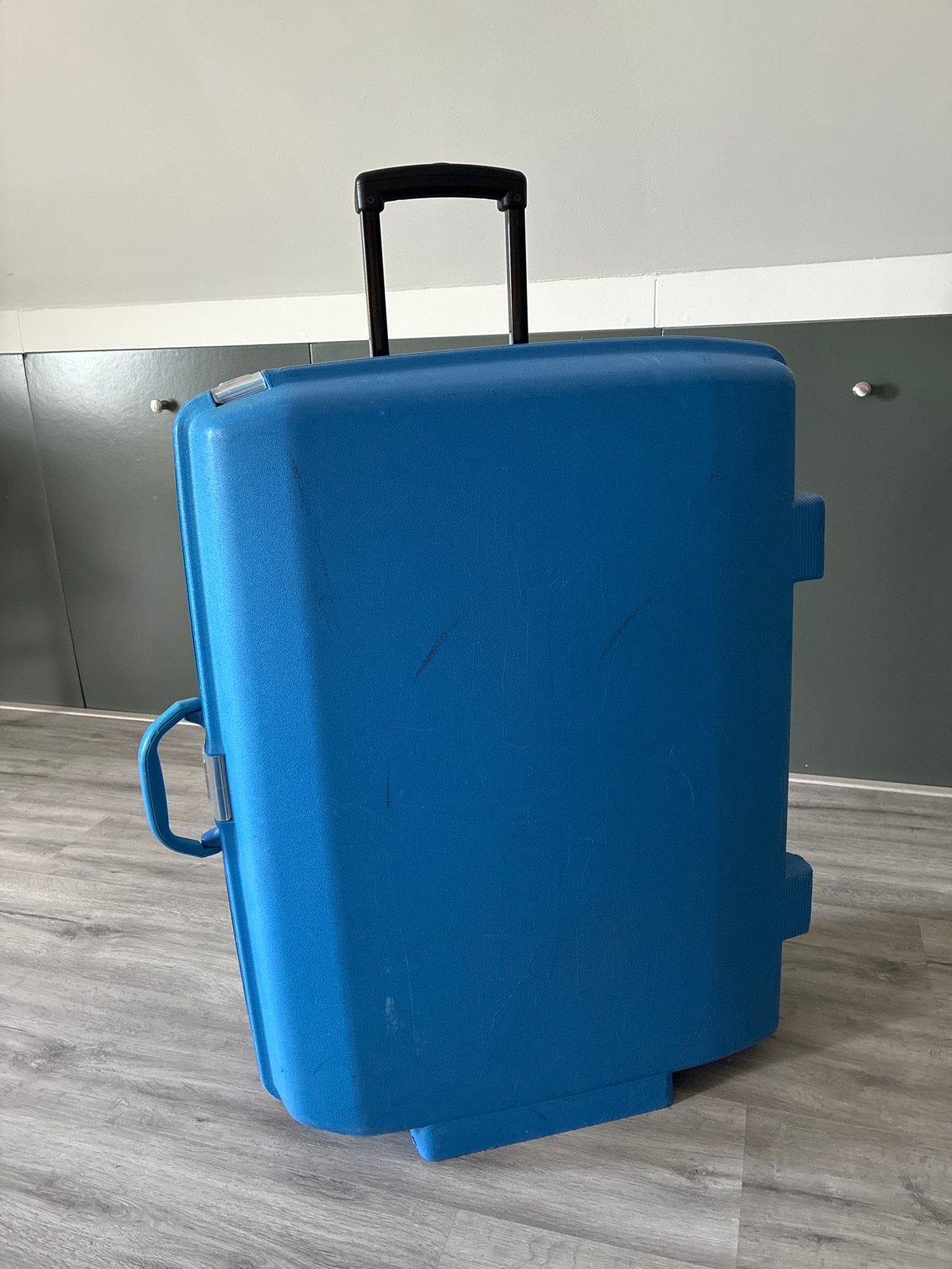 Sterke Samsonite Hardshell Reiskoffer (Blauw), Ophalen, Gebruikt, Hard kunststof, 70 cm of meer