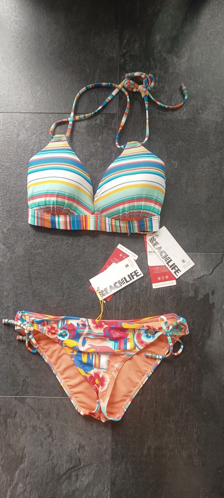 Nieuwe Beachlife bikini top 36E & broekje 38, Ophalen, Beachlife, Meerkleurig, Nieuw