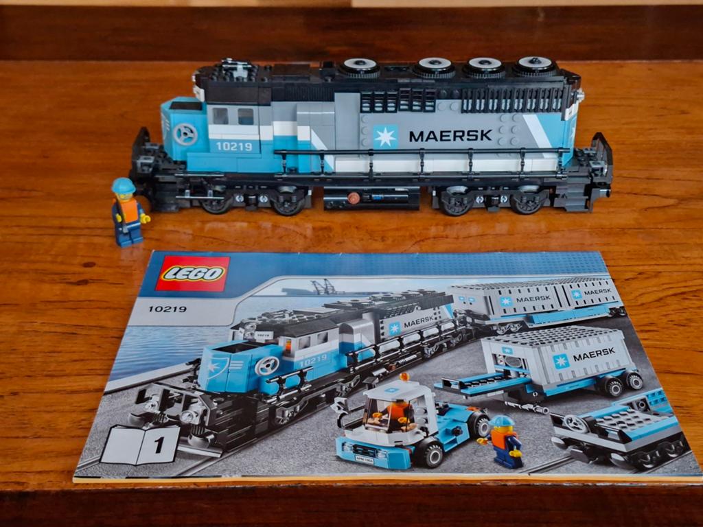 LEGO TREIN 10219 MAERSK LOCOMOTIEF, Kinderen en Baby's, Speelgoed | Duplo en Lego, Compleet, Lego, Ophalen of Verzenden, Zo goed als nieuw