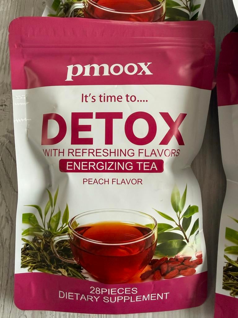 Detox peach energizing thee afslank thee, Ophalen of Verzenden