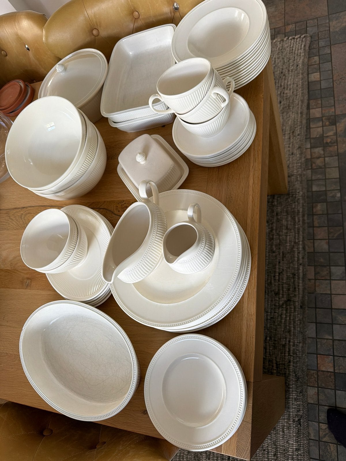 Uitgebreid Wedgwood Windsor servies - Zo goed als nieuw, Ophalen, Klassiek, Zo goed als nieuw, Wedgwood