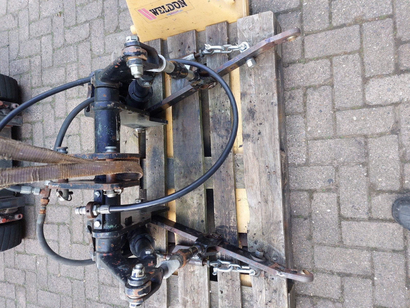 Fronthef compleet, Zakelijke goederen, Ophalen