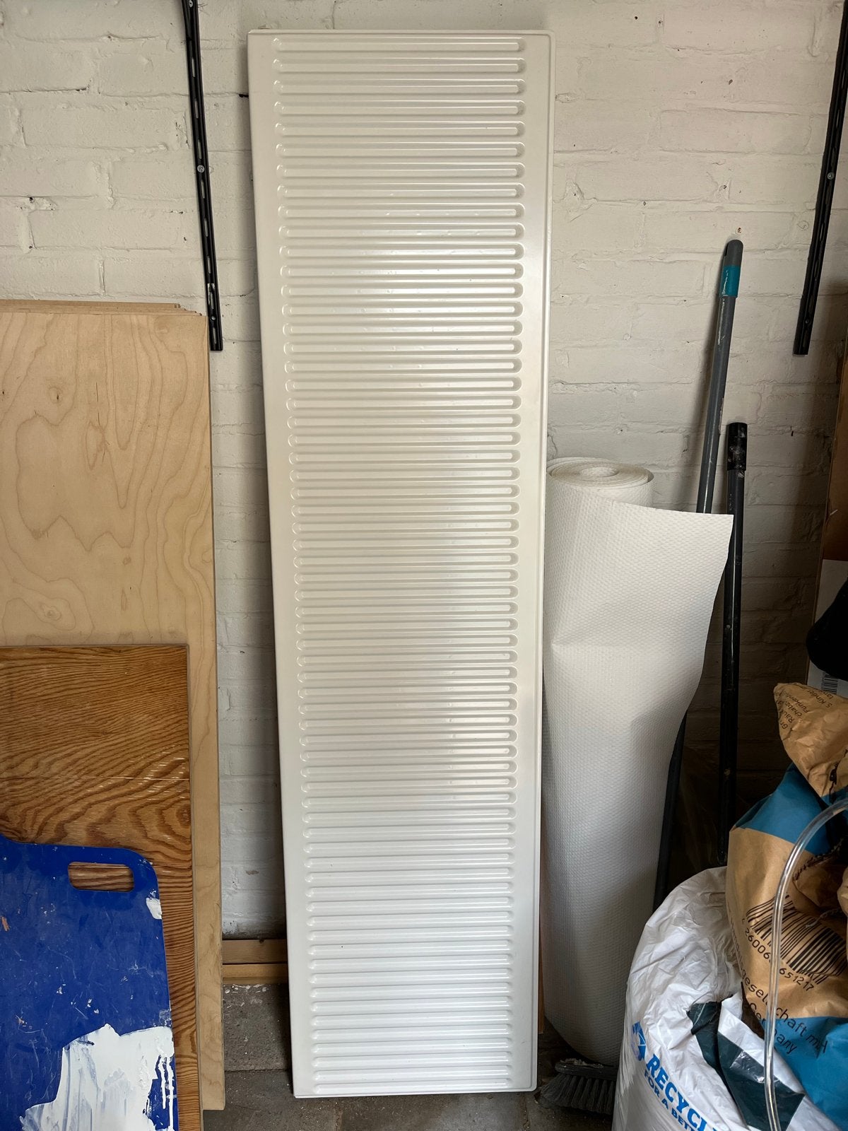 Radiator - Wit - 160x40 cm - Zo goed als nieuw, Doe-het-zelf en Verbouw, Ophalen, Radiator, Minder dan 60 cm, Zo goed als nieuw