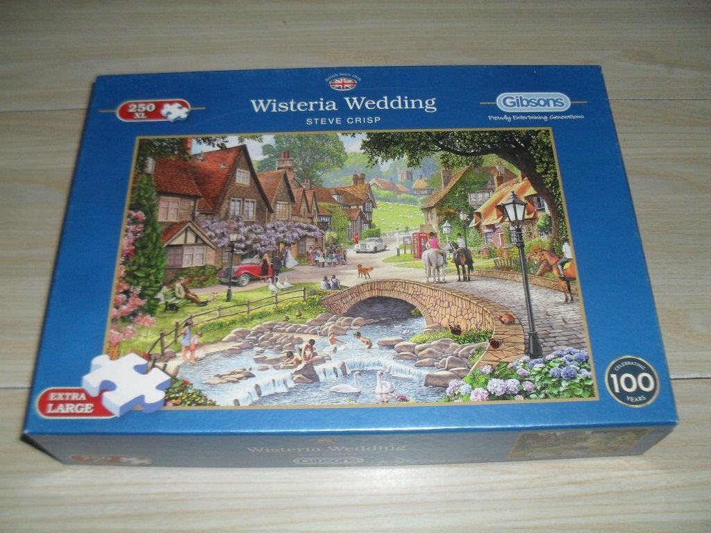 Gibsons puzzle 250 XL stukjes Wisteria Wedding, Ophalen, Minder dan 500 stukjes, Zo goed als nieuw, Legpuzzel