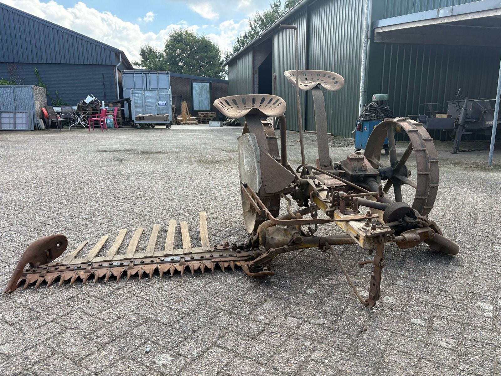 Klassieke maaimachine maaibalk, Tuin en Terras, Ophalen