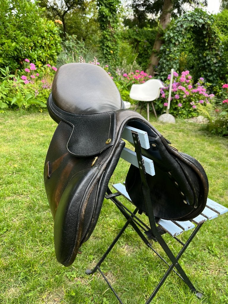 Sellier Henri de Rivel zadel 17’’, Dieren en Toebehoren, Paarden en Pony's | Zadels, Ophalen, Gebruikt, Dressuur, Overige merken