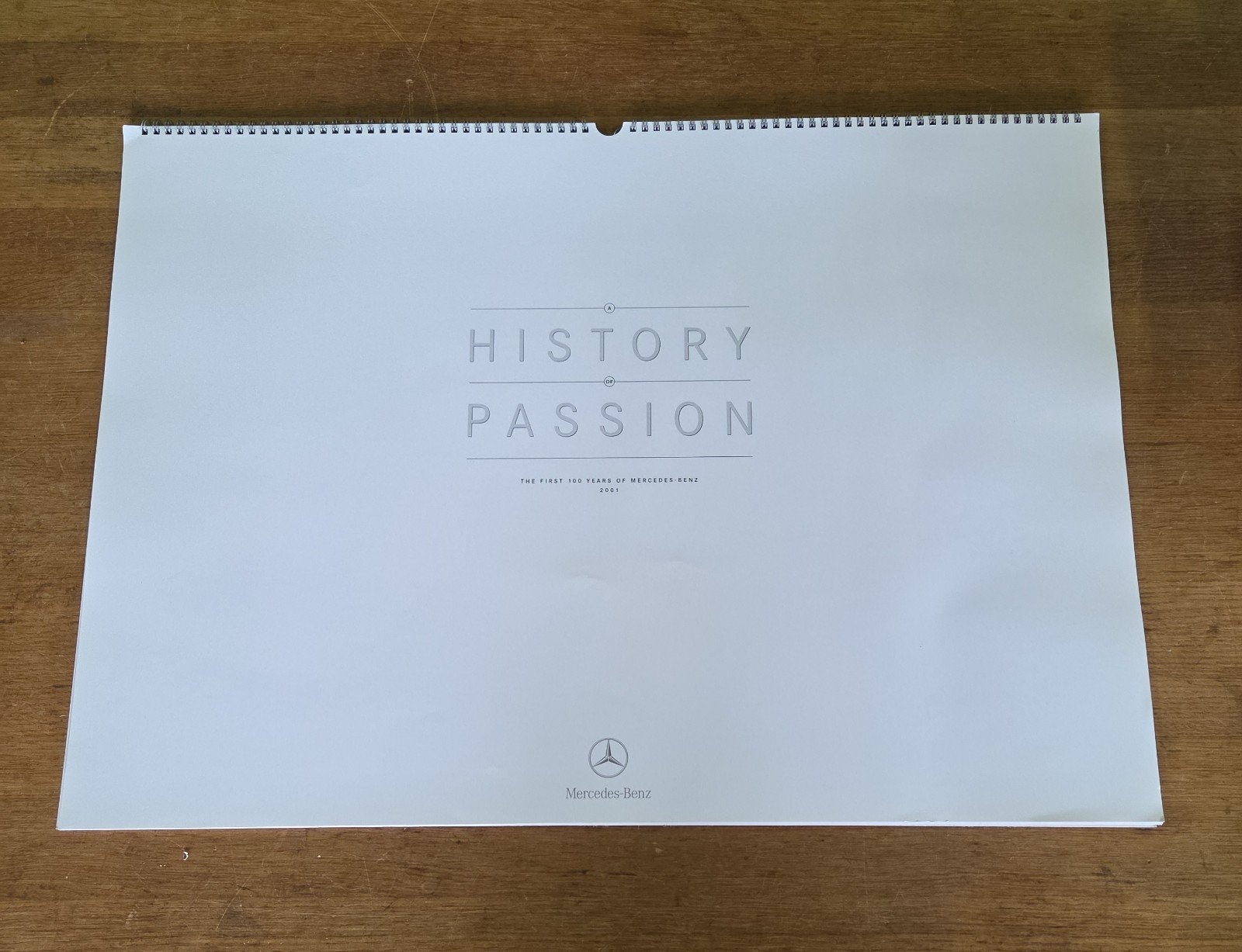 Mercedes-Benz wandkalender 2001 History of Passion, Ophalen, Gebruikt, X, Maandkalender
