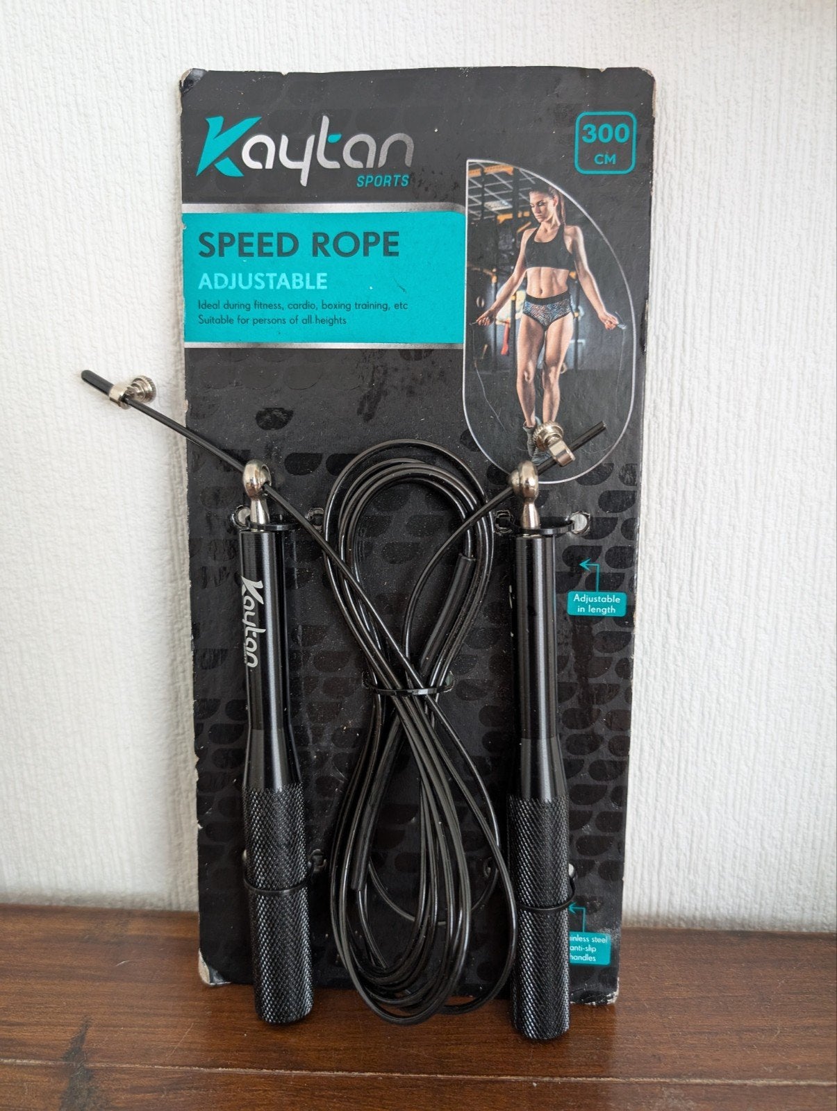 Kaytan Sports Speed Rope - Nieuw en Verstelbaar, Sport en Fitness, Springtouwen, Ophalen of Verzenden, Sport-springtouw, Nieuw