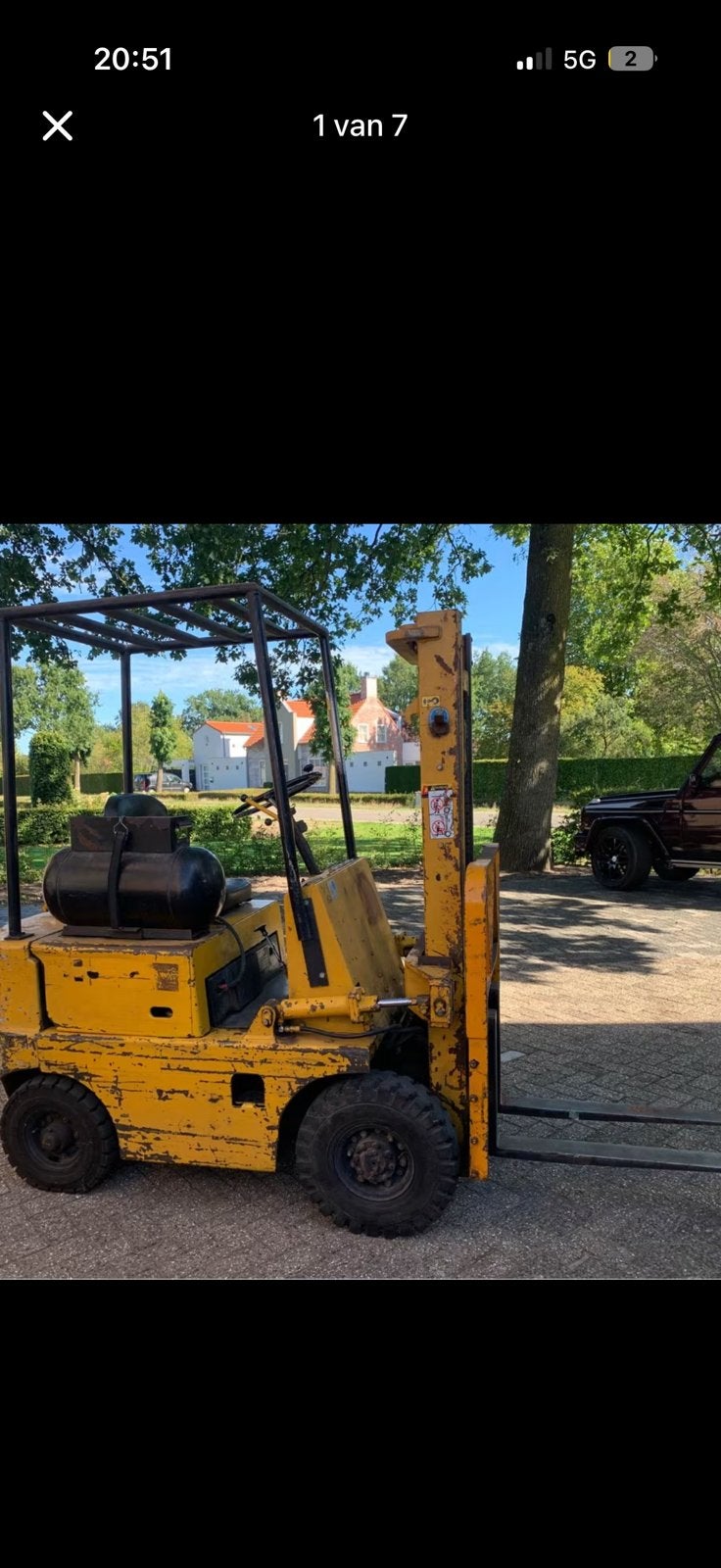 KOMATSU heftruck, 1000 tot 2000 kg, Ophalen, Heftruck