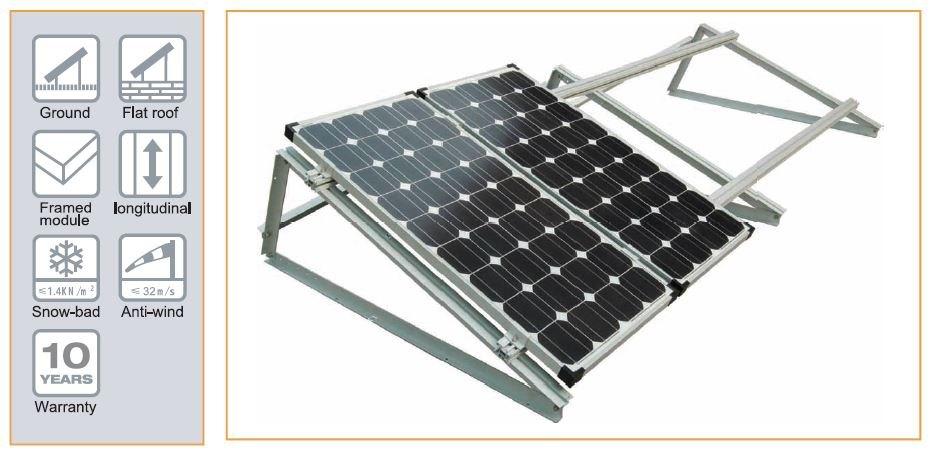 Frame voor zonnepanelen voor op de grond of plat dak, Ophalen, Nieuw