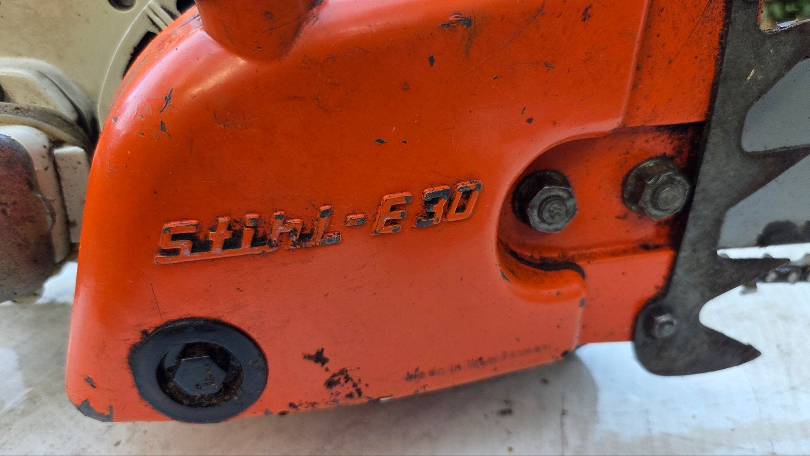Kettingzagen voor restauratie of onderdelen, Doe-het-zelf en Verbouw, Ophalen, Gebruikt, Kettingzaag, Stihl E30 en Dolmar 152