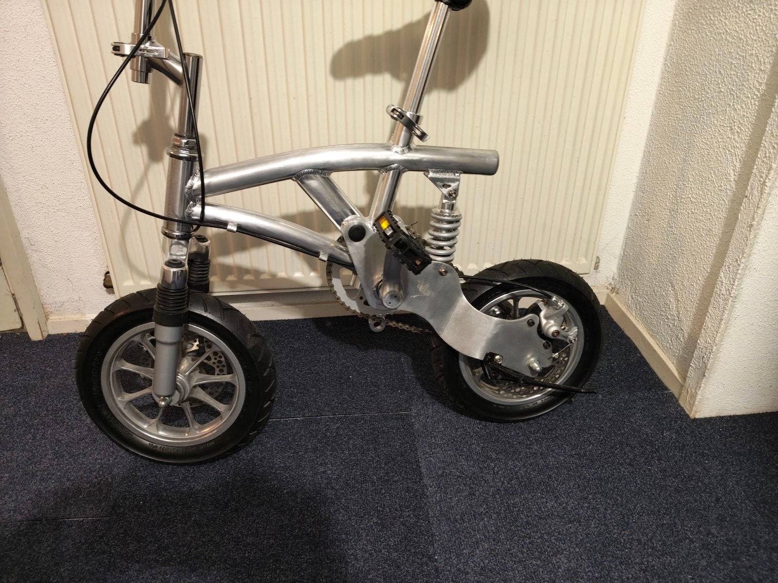 fiets. aluminiumf, Ophalen of Verzenden, Zo goed als nieuw, Minder dan 14 inch