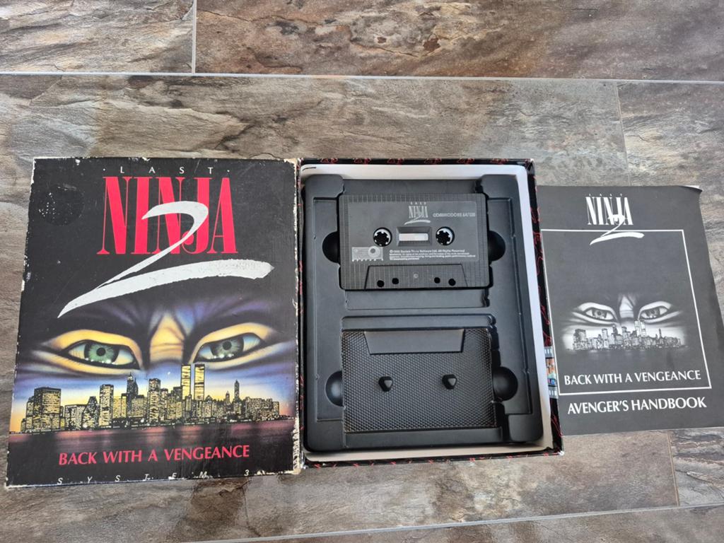 Commodore 64 C64 Kassette Game: The Last Ninja 2, Avontuur en Actie, Gebruikt, 1 speler, Ophalen of Verzenden