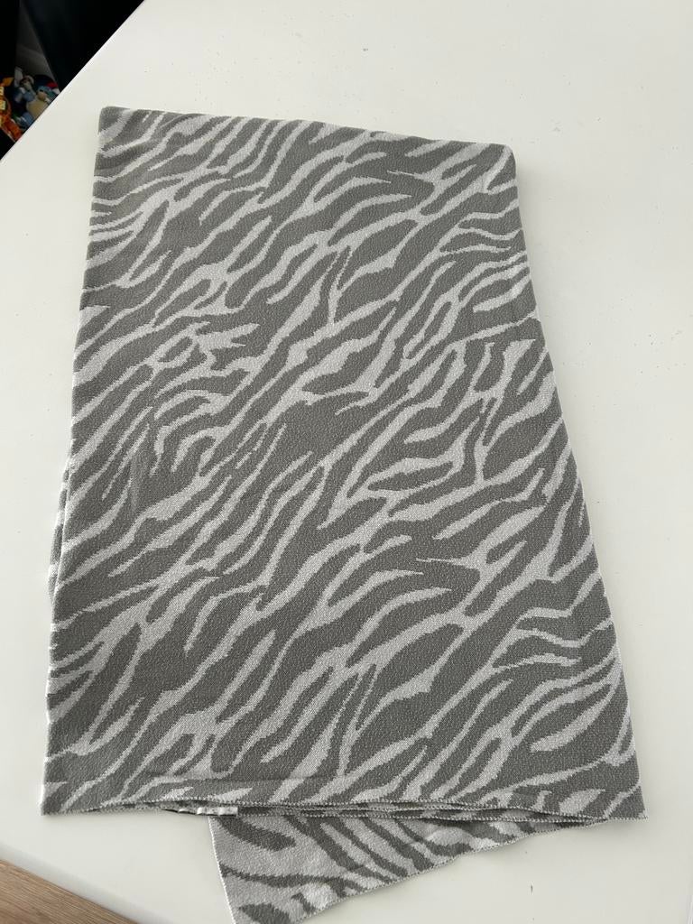 Meyco Ledikantdeken met zebraprint, Ophalen, Zo goed als nieuw, 100 cm of meer, Deken