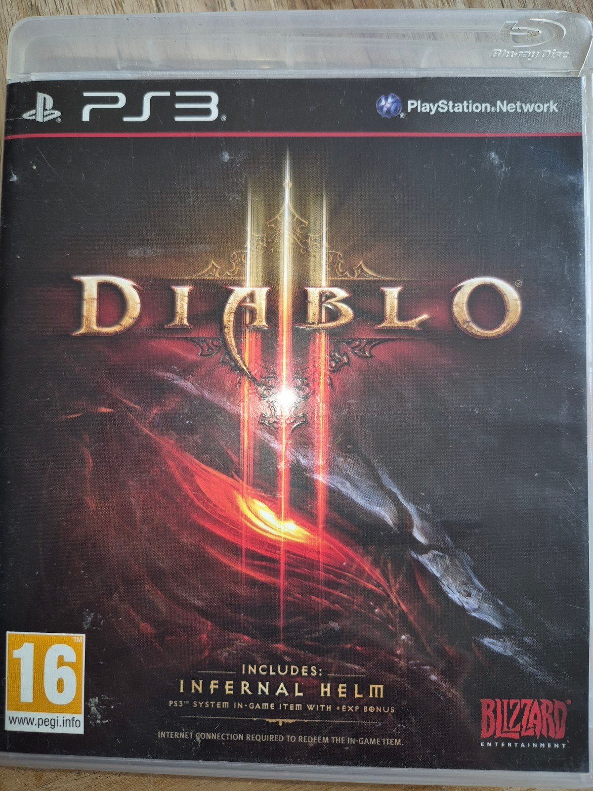 Diablo III (3) PS3 - Inclusief Infernal Helm, Ophalen, Online, Gebruikt, 1 speler