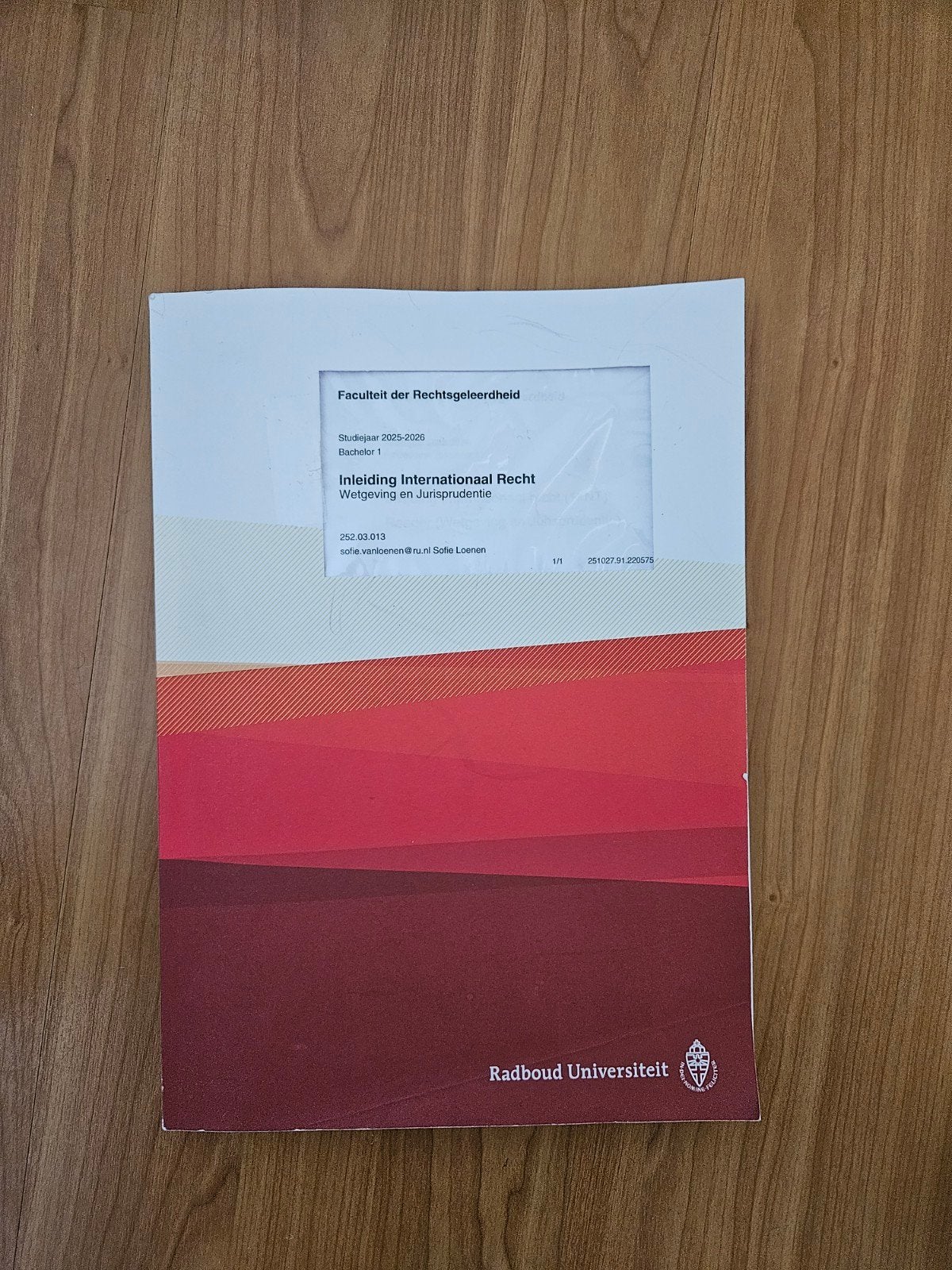 Inleiding Internationaal Recht - Radboud Universiteit, Boeken, Ophalen of Verzenden, WO, Gamma, Gelezen