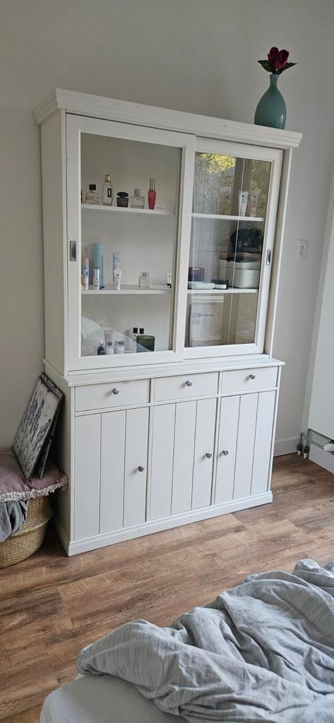 Buffetkast wit - 120x200 cm - Goede staat, Huis en Inrichting, Kasten | Buffetkasten, Ophalen