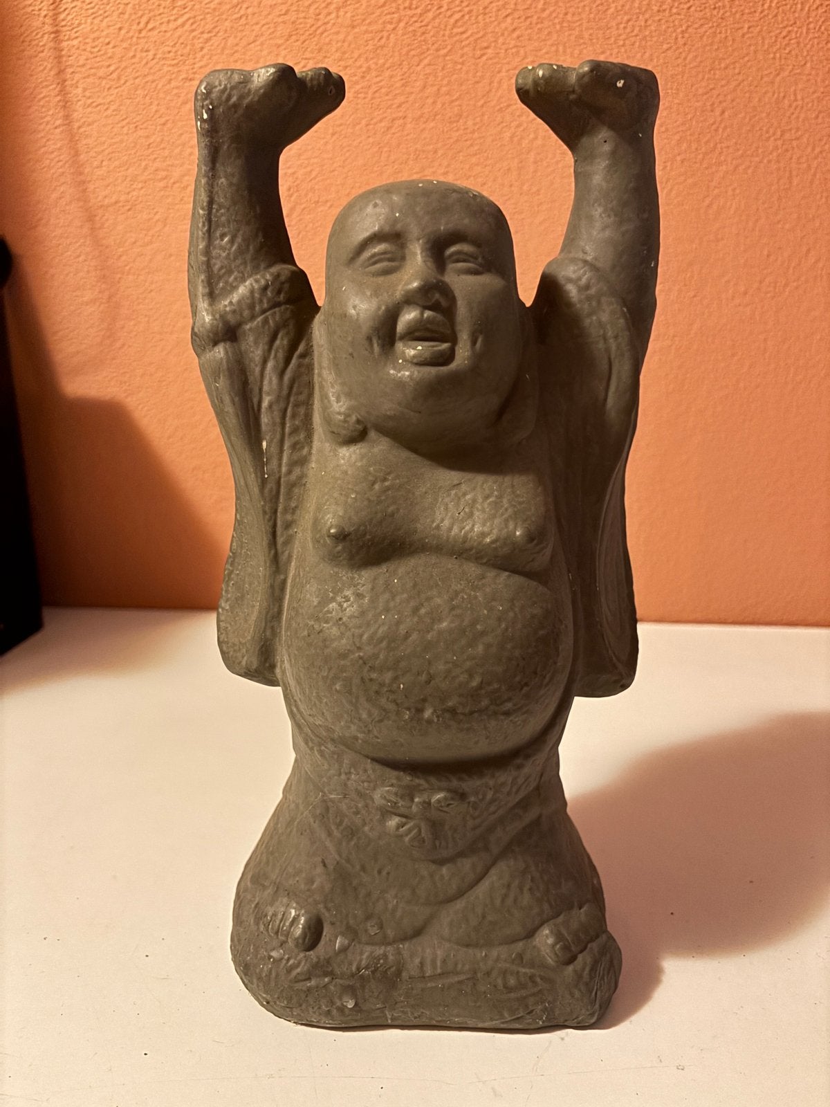Boeddha, Gebruikt, Steen/keramiek, Ophalen of Verzenden, 30 cm