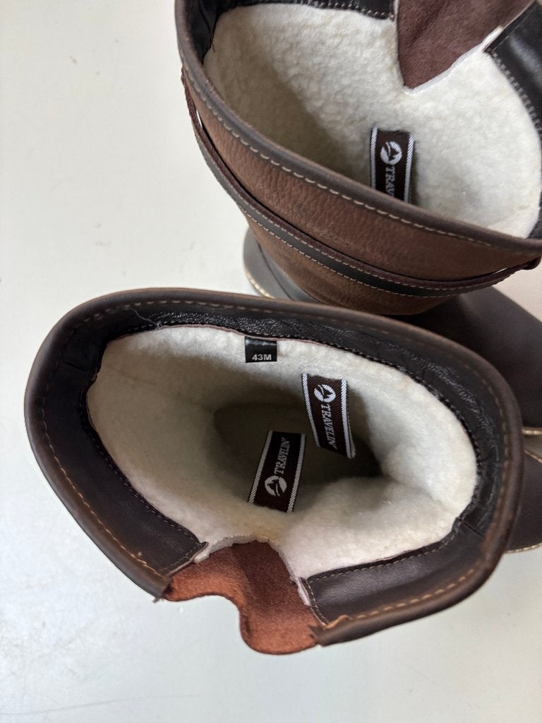 NIEUWE Travelin' Outdoor leren laarzen maat 43, Bruin, Boots, Nieuw, Ophalen of Verzenden
