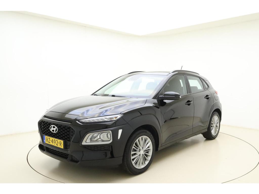 Hyundai KONA 1.0T 120pk Comfort | Trekhaak | Climate control, Auto's, Hyundai, Voorwielaandrijving, Gebruikt, Zwart, Origineel Nederlands