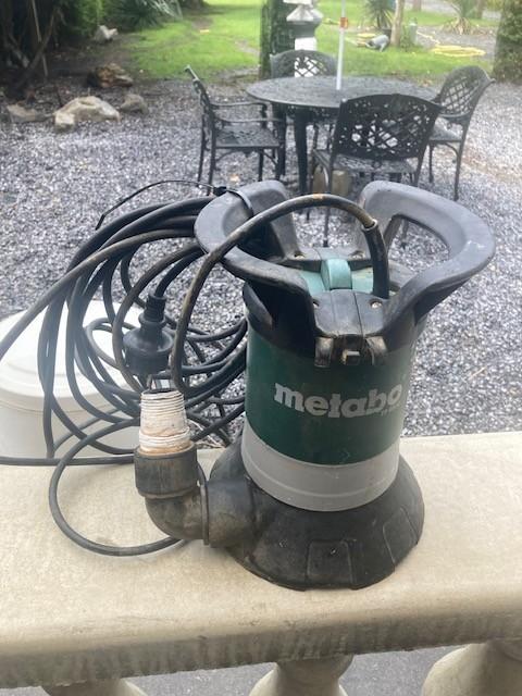 dompelpomp metabo TP6600 professioneel zgst €50, Ophalen, Gebruikt, Elektrisch, Dompelpomp