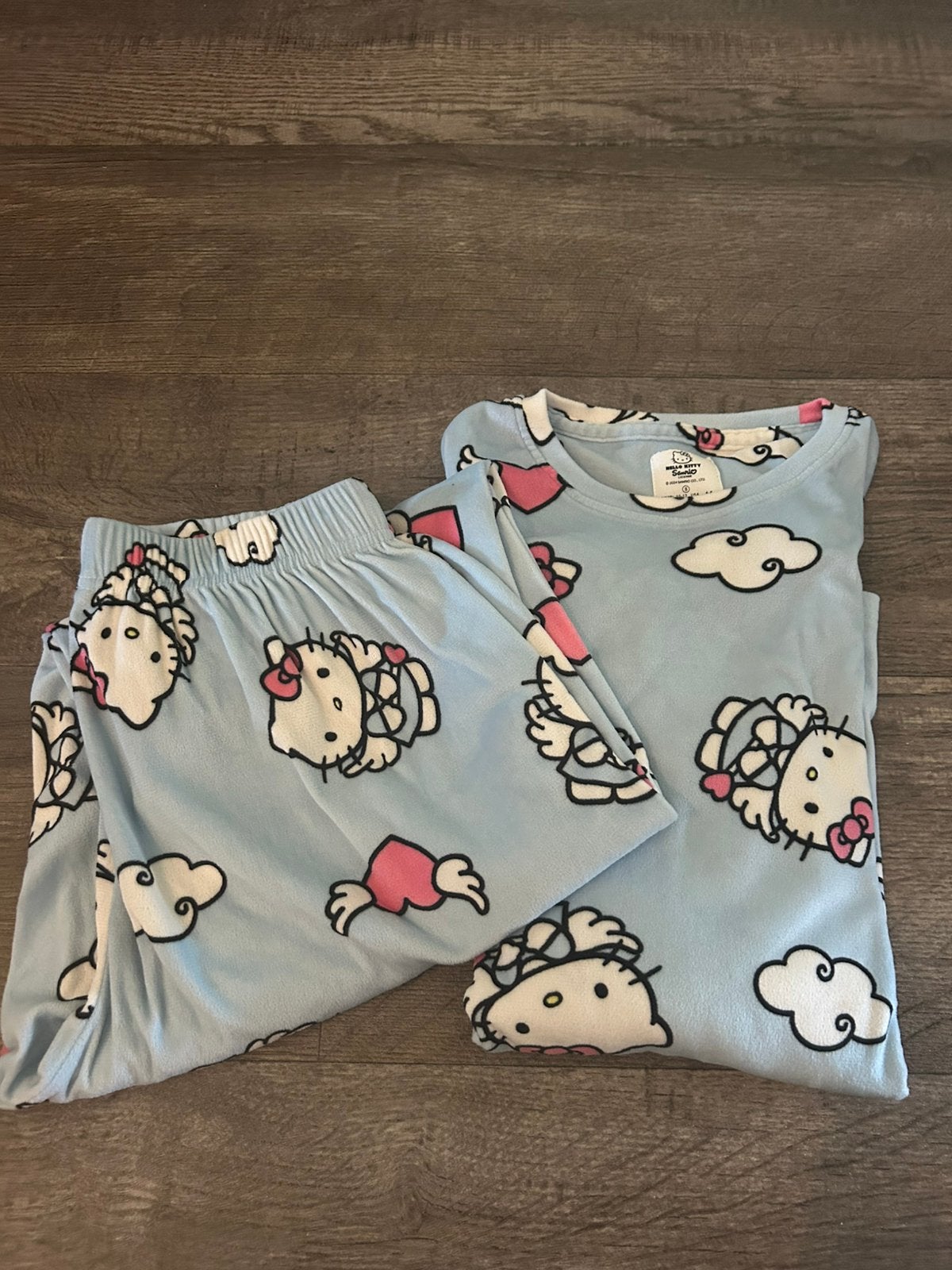 Hello Kitty pyjama blauw, maat S, Ophalen of Verzenden, Nieuw, Maat 36 (S)