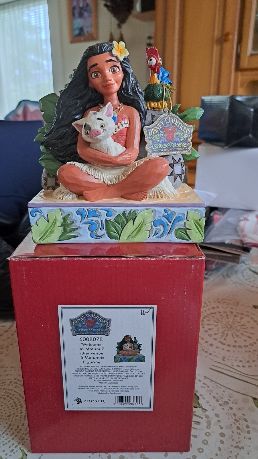 Disney Traditions Moana "Welcome to Motunui" Beeldje, Ophalen, Overige figuren, Zo goed als nieuw, Beeldje of Figuurtje