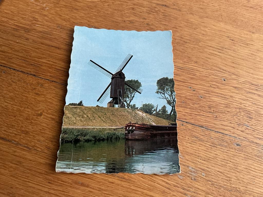 1060 molen Brugge binnenvaart VOUW, Ophalen of Verzenden